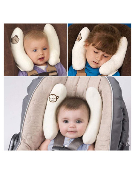 Soporte para Cuello y Cabeza StoHua para Bebés - Almohada de Viaje Ajustable Soporte para Cuello y Cabeza StoHua para Bebés - Almohada de Viaje Ajustable