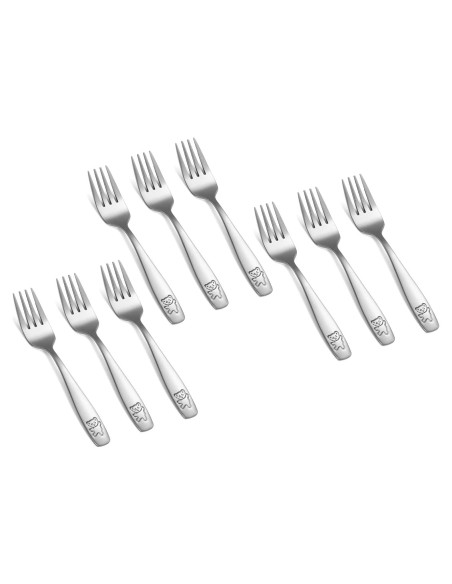 Set de Cubiertos para Niños Pimoys 9 Piezas Acero Inoxidable Set de Cubiertos para Niños Pimoys 9 Piezas Acero Inoxidable