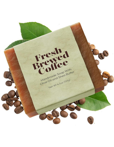 Jabón de Leche de Cabra y Café Hecho a Mano Yeahgoshopping 127 g
