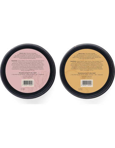 Set de Jabón de Bali 198g - Floral de Isla y Mango Fresco - Hidratante