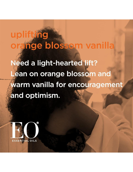 Gel de Ducha EO 2x16 Oz Flor de Naranja y Vainilla Orgánico