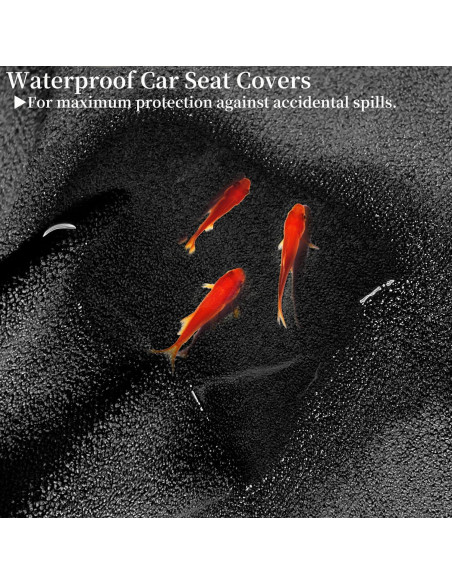 Funda de Asiento de Coche VOPHIA Negra - Impermeable y Antideslizante Funda de Asiento de Coche VOPHIA Negra - Impermeable y Antideslizante