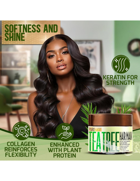 Mascarilla Acondicionadora Hidratante Pure Nature 330g - Árbol de Té Mascarilla Acondicionadora Hidratante Pure Nature 330g - Árbol de Té