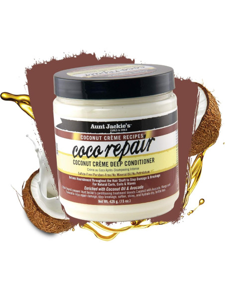 Acondicionador Profundo Aunt Jackie Coco Repair 425 g - Rizos Naturales Acondicionador Profundo Aunt Jackie Coco Repair 425 g - Rizos Naturales