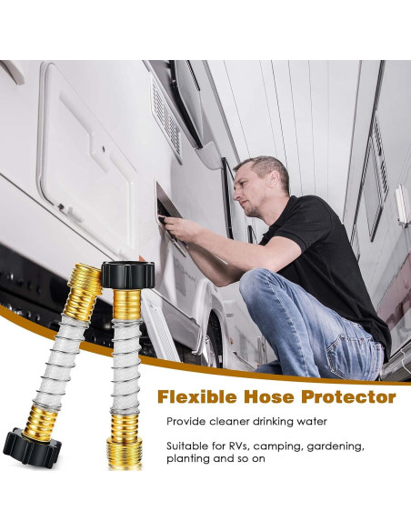 Protector Flexible para Manguera Outus 3 Piezas 14.5 cm Protector Flexible para Manguera Outus 3 Piezas 14.5 cm