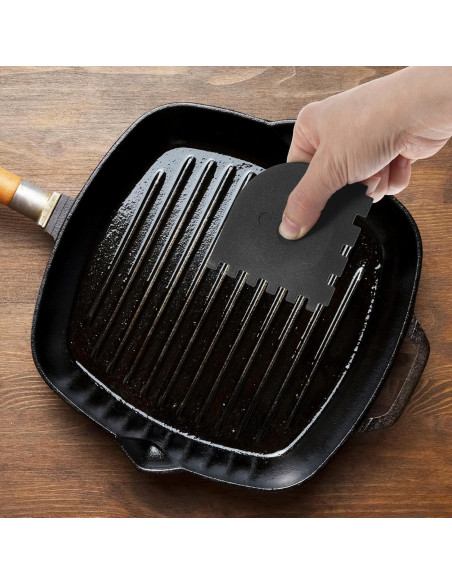 Raspador de Sartén de Plástico Bremorou - Set de 3 Piezas Raspador de Sartén de Plástico Bremorou - Set de 3 Piezas