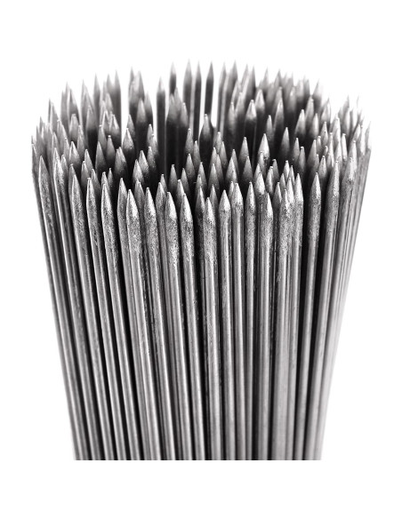 Pinchos de Acero Inoxidable ZEAYEA 200 Pcs 34 cm para BBQ Pinchos de Acero Inoxidable ZEAYEA 200 Pcs 34 cm para BBQ