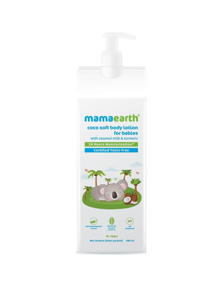 Loción Corporal Suave Mamaearth Bebés 400ml Coco y Cúrcuma Loción Corporal Suave Mamaearth Bebés 400ml Coco y Cúrcuma