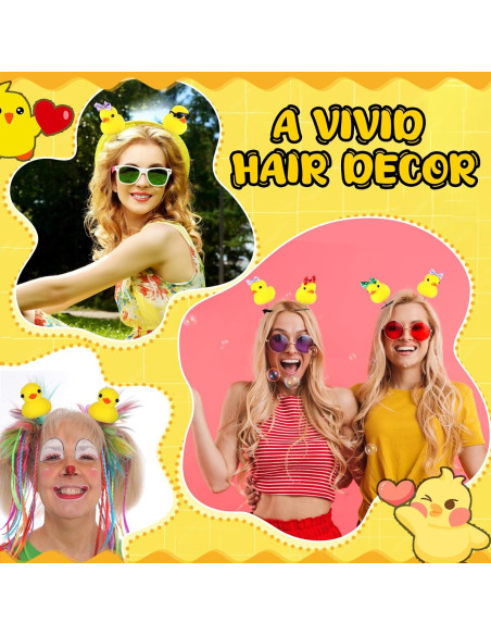30 Clips para el Cabello de Pato Amarillo - Accesorios Divertidos 30 Clips para el Cabello de Pato Amarillo - Accesorios Divertidos