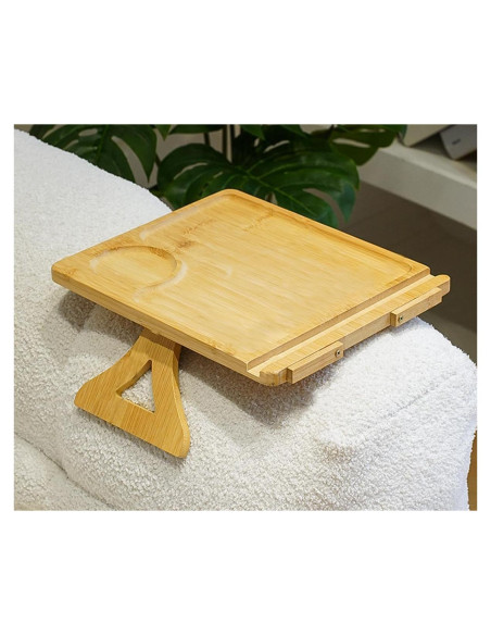 Mesa Bandeja Plegable ZYGGUYETIC de Bambú para Sofá 30.5x22.9cm Mesa Bandeja Plegable ZYGGUYETIC de Bambú para Sofá 30.5x22.9cm