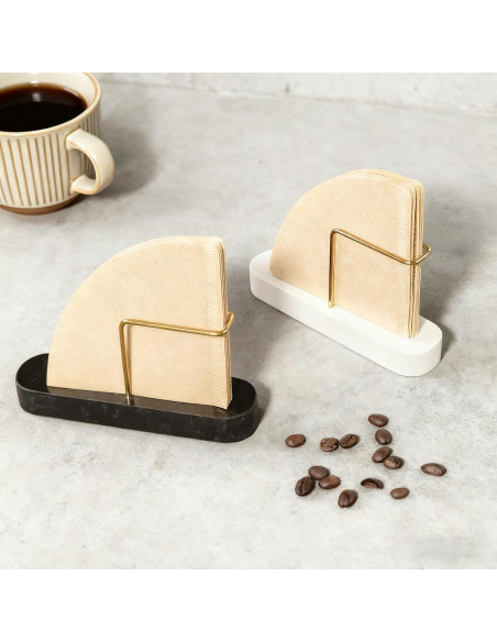 Soporte para Filtros de Café MARBODARY de Mármol Blanco Soporte para Filtros de Café MARBODARY de Mármol Blanco