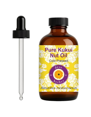 Aceite de Nuez de Kukui Deve Herbes 120ml Prensado en Frío