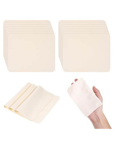 Paño Chamois Suave Thinp 15 Piezas 14x17 cm Beige