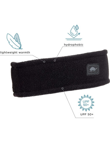 Diadema de Doble Capa Turtle Fur Chelonia 150 Negra