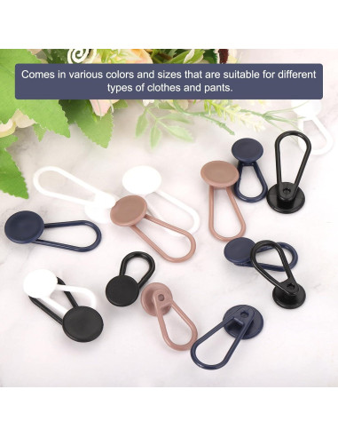 Extensores de Botón uxcell 15mm - 6 Pcs para Jeans y Pantalones