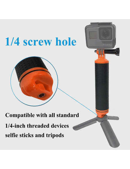 Empuñadura Flotante GoPro Knatpunff KPFHG1 para Deportes Acuáticos Empuñadura Flotante GoPro Knatpunff KPFHG1 para Deportes Acuáticos