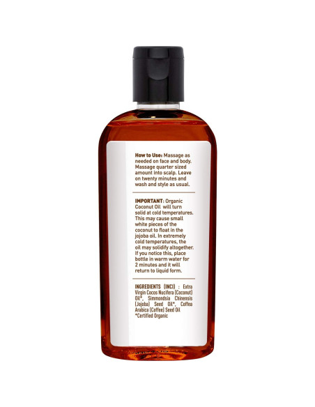 Aceite Orgánico de Coco, Jojoba y Café Desert Essence 113g Aceite Orgánico de Coco, Jojoba y Café Desert Essence 113g
