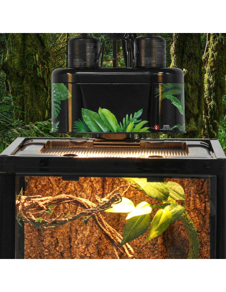 Lámpara Doble para Reptiles REPTIZOO 25W UVA Infrarroja Lámpara Doble para Reptiles REPTIZOO 25W UVA Infrarroja