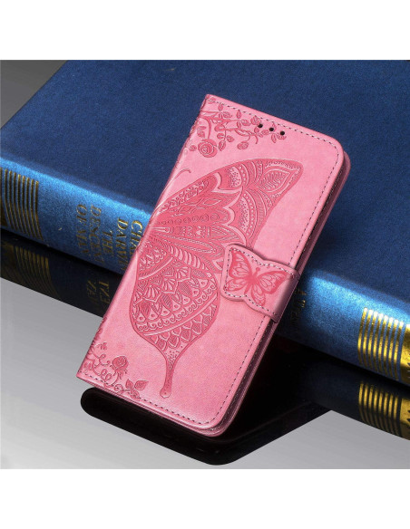 Funda billetera DAMONDY para Cricket Icon 6 - Rosa, cuero PU Funda billetera DAMONDY para Cricket Icon 6 - Rosa, cuero PU