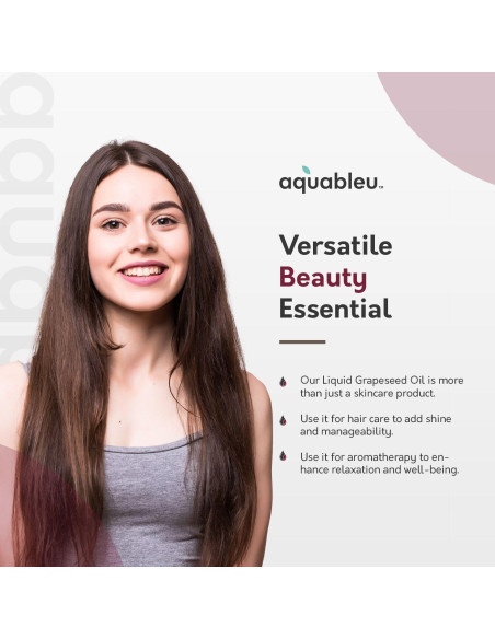 Aceite de Semilla de Uva Aquableu 227 g - Hidratante Natural Aceite de Semilla de Uva Aquableu 227 g - Hidratante Natural