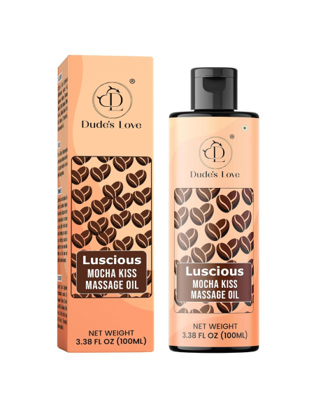 Aceite de Masaje Orgánico Luscious Mocha Kiss 100 ml - Sin Manchas Aceite de Masaje Orgánico Luscious Mocha Kiss 100 ml - Sin Manchas