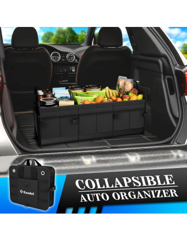 Organizador de Maletero K KNODEL Plegable 90L Negro
