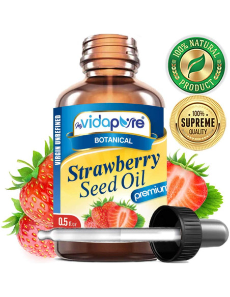 Aceite de Semilla de Fresa MyVidaPure 100% Puro 15 ml Aceite de Semilla de Fresa MyVidaPure 100% Puro 15 ml