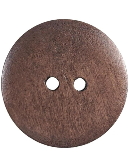 50 Botones de Madera MTCELL 25mm Marrón Convexos para Costura 50 Botones de Madera MTCELL 25mm Marrón Convexos para Costura