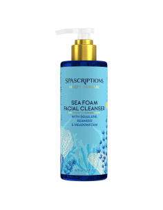 Limpiador Facial Espumoso SpaScriptions 249 g - Hidratante con Escualeno y Algas