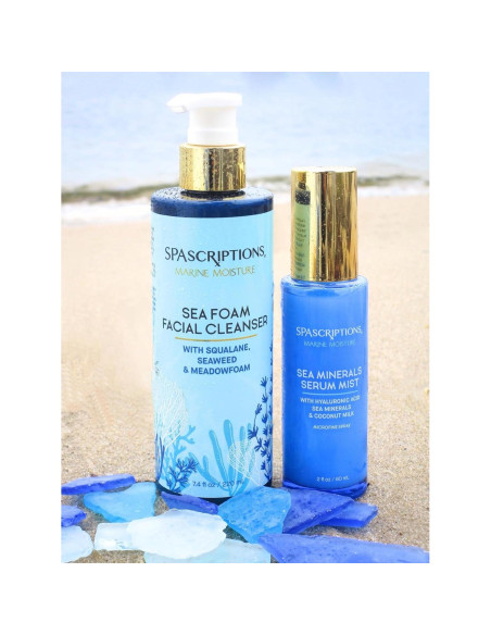 Limpiador Facial Espumoso SpaScriptions 249 g - Hidratante con Escualeno y Algas Limpiador Facial Espumoso SpaScriptions 249 g - Hidratante con Escualeno y Algas