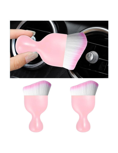 2 Cepillos de Polvo Dickno para Interior de Coche - Suaves y Sin Rayones 2 Cepillos de Polvo Dickno para Interior de Coche - Suaves y Sin Rayones