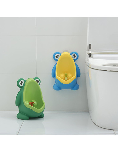 Orinal para Niños Rana Azul Ajustable - Entrenamiento Baño