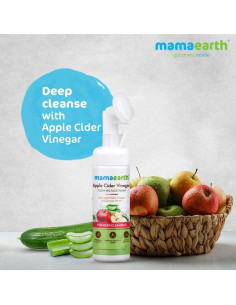 Jabón Espumoso Ubtan Mamaearth 150ml con Cepillo Silicona 2