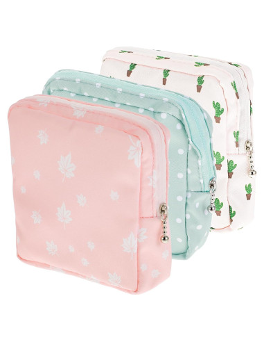 Bolsa de Período 3 Pcs Heclia para Almacenamiento Menstrual