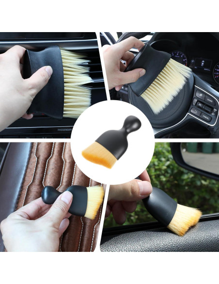 4 Cepillos de Polvo para Interior Automotriz QfwdfcTrenz 4 Cepillos de Polvo para Interior Automotriz QfwdfcTrenz