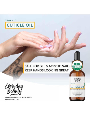 Aceite Orgánico para Cutículas y Uñas Belleza Cotidiana 59 ml