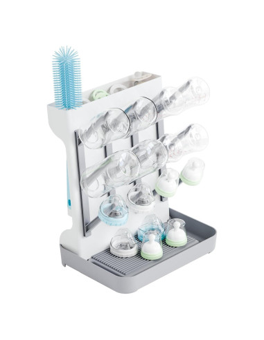 Soporte Vertical para Secado de Biberones SuoXing Grande Gris