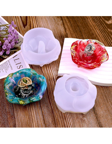 Moldes de Silicona para Soporte de Anillos Actvty - 2 Piezas
