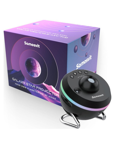Proyector de Galaxia Samosvit 4K - Luz Nocturna LED 15.24cm
