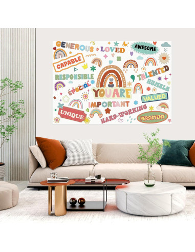 Póster Gigante para Colorear Arcoíris TagreSpike 110x75 cm
