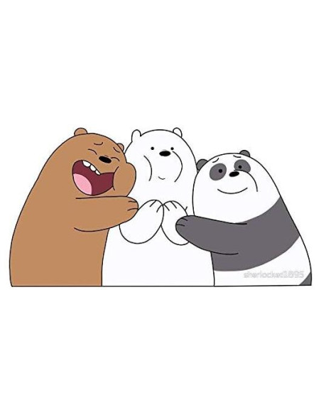 Calcomanía We Bare Bears para Auto y Pared - LA STICKERS Calcomanía We Bare Bears para Auto y Pared - LA STICKERS