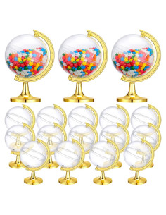 Paquete de 40 Cajas de Dulces Transparentes Potchen 12cm