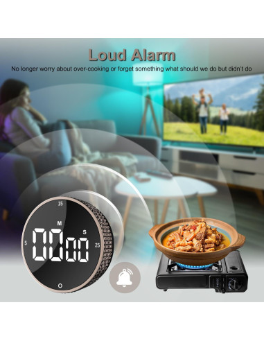 Temporizador de Cocina Digital Conree JW-3102-03 LED 99 Min