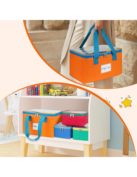 Paquete de 4 Bolsas de Almacenamiento ZIOZERTT para Juguetes Paquete de 4 Bolsas de Almacenamiento ZIOZERTT para Juguetes