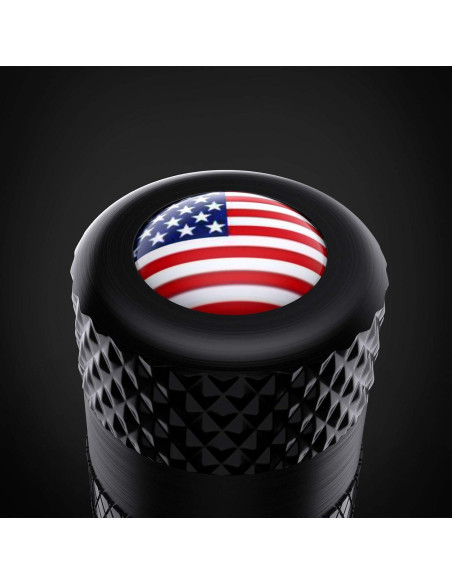 Tapones de Válvula CKAuto Universales con Bandera Americana - 4 Pzas Tapones de Válvula CKAuto Universales con Bandera Americana - 4 Pzas