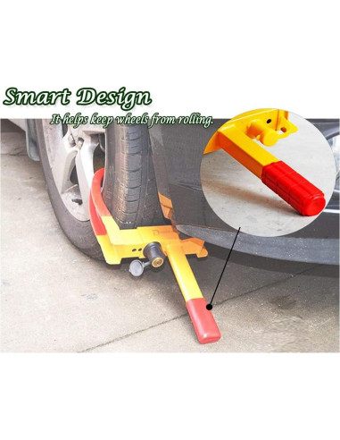 Abrazadera de Neumático Antirrobo Zento Deals Amarillo