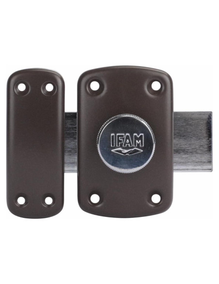 Cerrojo Antirrobo Ifam B6, Acero Niquelado, 110 mm, 3 Llaves Cerrojo Antirrobo Ifam B6, Acero Niquelado, 110 mm, 3 Llaves