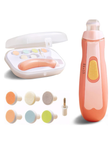 Cortador de Uñas Eléctrico Etiin para Bebés y Niños - 7 Cabezas