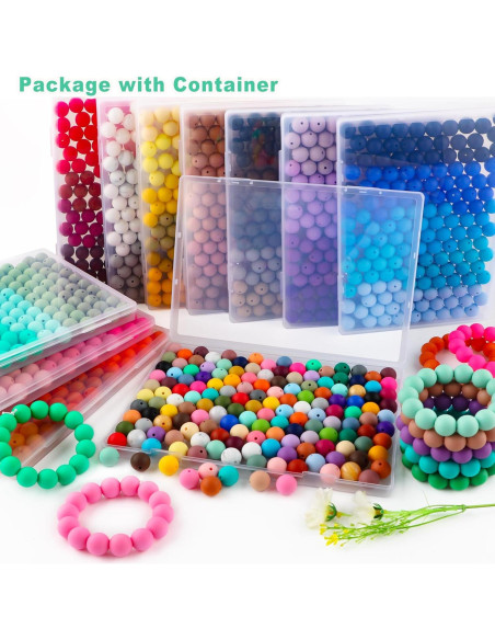 150 Perlas de Silicona Redondas 15mm Kovict Multicolor 150 Perlas de Silicona Redondas 15mm Kovict Multicolor