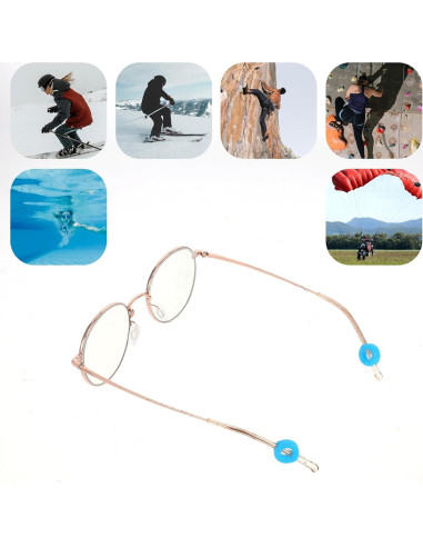 30 Pares de Sujetadores de Gafas de Silicona Antideslizantes